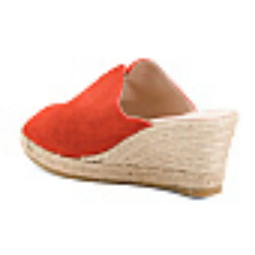 GAIMO Suede Wedge Espadrilles